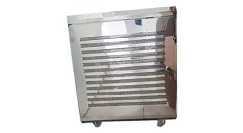 Rack para Cctv 12 Bandejas Acero Inoxidable Con  Ruedas NetQuality